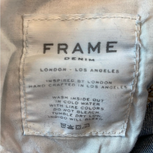 FRAME Le Skinny de Jeanne Jeans Curved Frayed Hem - Picture 9 of 14